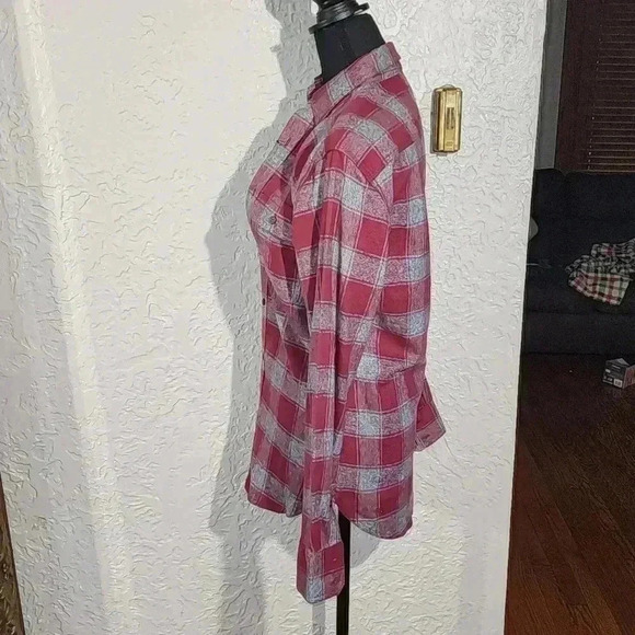 Treasure & bond trim grindle plaid cotton button up - Picture 3 of 3